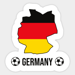 Germany Soccer Fan Country Germans Sticker